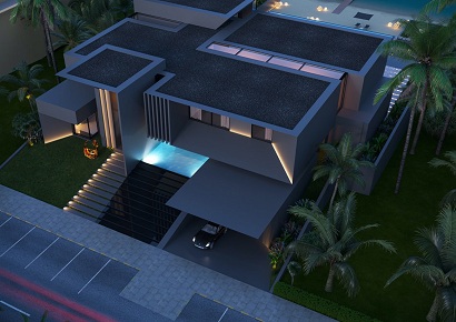 Mẫu thiết kế biệt thự nghỉ dưỡng trên bãi biển dành cho đại gia