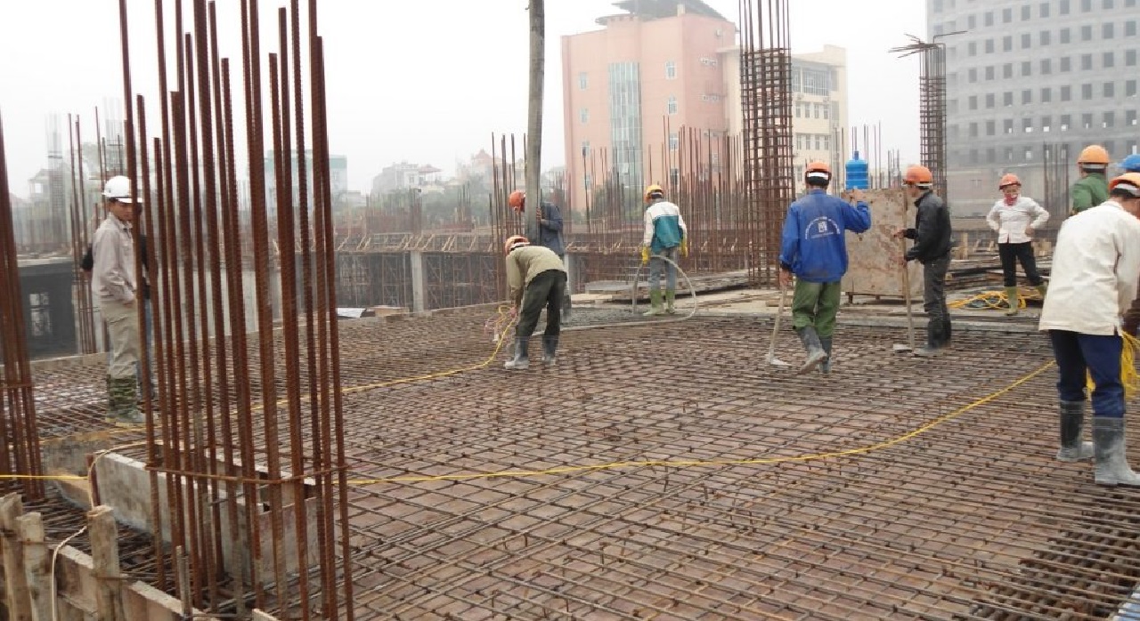 Quy trình thi công cột dầm sàn