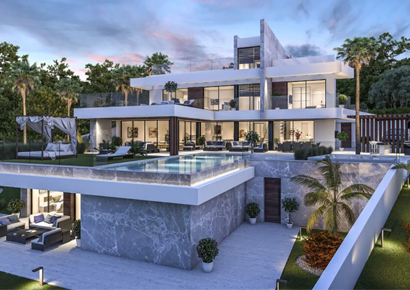 Thiết kế biệt thự hiện đại có hồ bơi vô cực tại ban công - Dream Villa