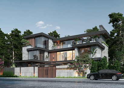 Thiết kế biệt thự nhà vườn hiện đại 3 tầng diện tích 250m2 đẹp hoàn hảo tại Hải Dương