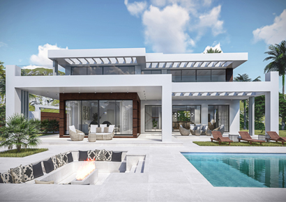 Biệt thự nhà vườn hiện đại 2 tầng 490m2 sở hữu cảnh quan đẹp mãn nhãn