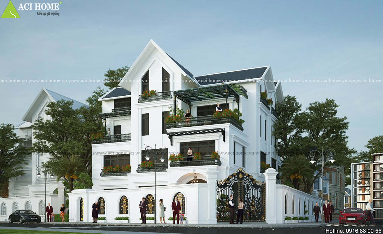 Mẫu thiết kế nhà vườn 2 tầng mái Nhật - Chủ đầu tư: Anh Tùng, Bắc Giang  CÔNG TY CỔ PHẦN KIẾN TRÚC XÂY DỰNG VIỆT HOME