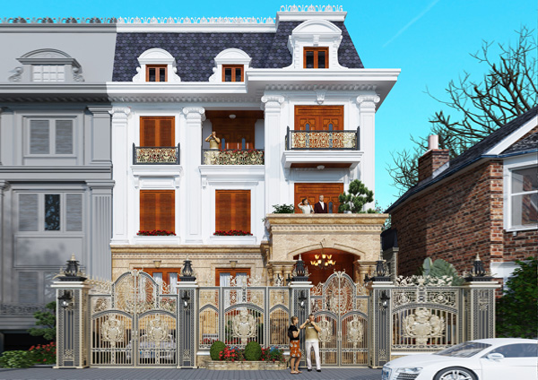 Cải tạo nội ngoại thất căn biệt thự tại Quận Long Biên Hà Nội