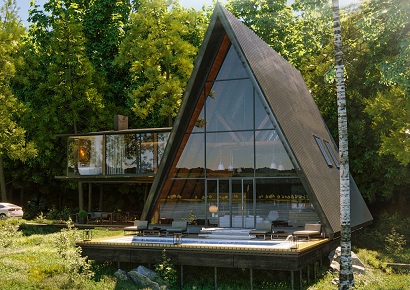 Mẫu thiết kế Villa nghỉ dưỡng ven hồ độc đáo ấn tượng