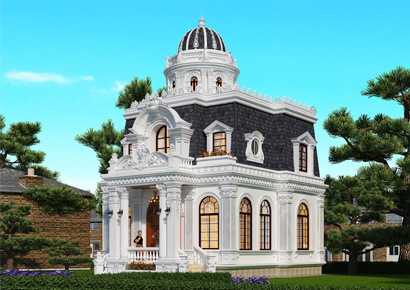 [BST] Mẫu biệt thự tân cổ điển 2 tầng ưa chuộng nhất năm 2021