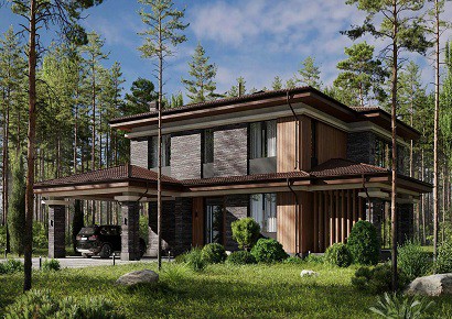 Mẫu biệt thự nhà vườn nghỉ dưỡng ven rừng phong cách Nhật Bản