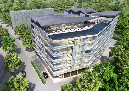 Mẫu thiết kế khách sạn nghỉ dưỡng ven biển có phòng apartment - Sun Sea Hotel