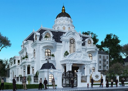 Dự án thiết kế biệt thự kiểu Pháp 270m2 tại Pleiku
