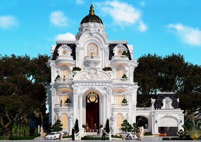 Dự án thiết kế biệt thự cổ điển Pháp tại Sóc Trăng