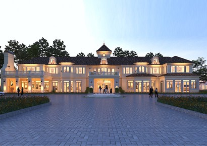 Thiết kế biệt thự cổ điển Châu Âu cực kỳ bề thế tại Hải Phòng