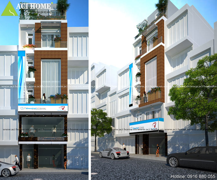 Thiết kế nhà phố 6 tầng hiện đại và tiện nghi - AciHome