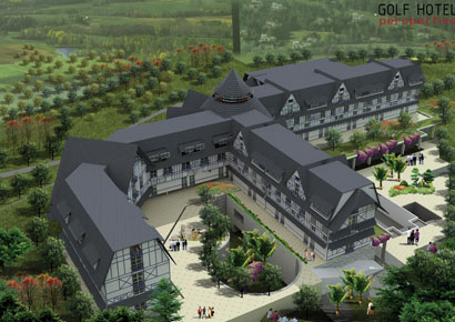 Thiết kế khách sạn 4 sao phong cách cổ điển Châu Âu