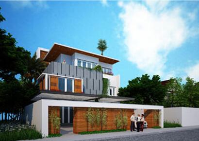 Thiết kế biệt thự 3 tầng hiện đại - Ấn tượng biệt thự phố 3 tầng