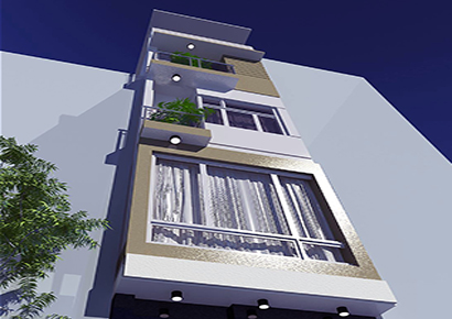 Thiết kế nhà phố hiện đại 5 tầng /350m2