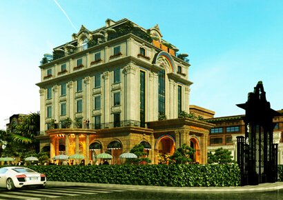 Mẫu thiết kế khách sạn cổ điển 7 tầng kiểu Pháp - Quang Trung Hotel