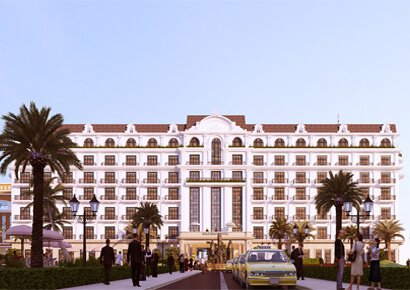 Thiết kế khách sạn kiểu pháp và kiến trúc của sự hoàn mỹ