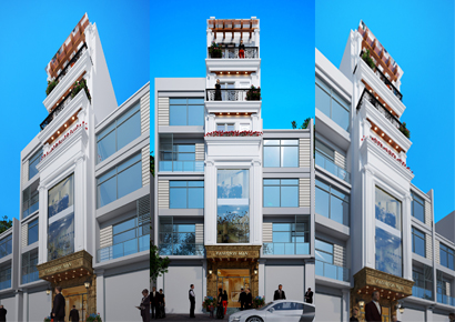 Thiết kế nhà phố kết hợp kinh doanh mặt tiền 3,8m tại Hà Đông - Hà Nội