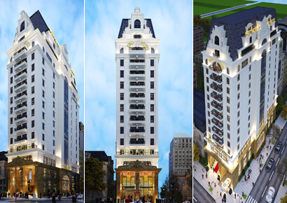 Tổng hợp những mẫu thiết kế khách sạn kiểu Pháp đẹp