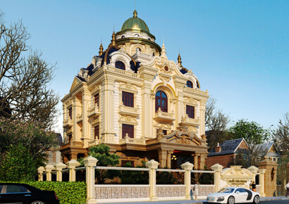 Thu Huong Villa kiệt tác của thiết kế biệt thự kiểu Pháp kiến trúc cổ điển