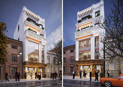 Thiết kế nhà phố kết hợp kinh doanh thế nào cho hợp lý