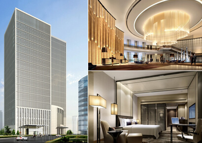 Phía bên trong mẫu thiết kế khách sạn hiện đại 5 sao tại TP Hồ Chí Minh