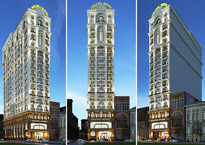 Thiết kế khách sạn 3 sao kiến trúc Pháp tại thành phố Nha Trang