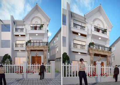 Cải tạo biệt thự nhà ông Hoàng Anh tại Quận Long Biên