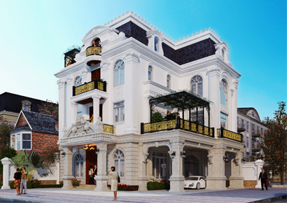 Tham khảo mẫu thiết kế biệt thự kiểu Pháp của ông Lương Ngọc Khánh