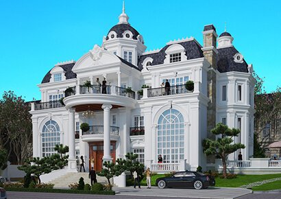 Những hình ảnh biệt thự kiểu Pháp đẹp