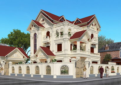 Xây biệt thự kiểu châu âu có đắt không ?