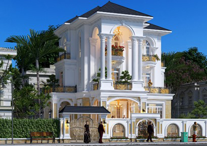 Choáng ngợp với căn biệt thự kiểu Pháp 3 tầng tại Lạng Sơn