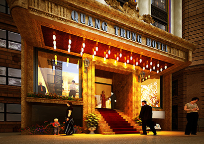 Thiết kế khách sạn 10x20m