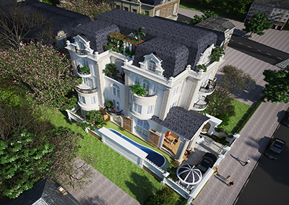 Những hình dạng biệt thự phổ biến