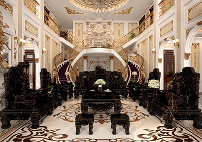 Thiết kế nội thất biệt thự cổ điển