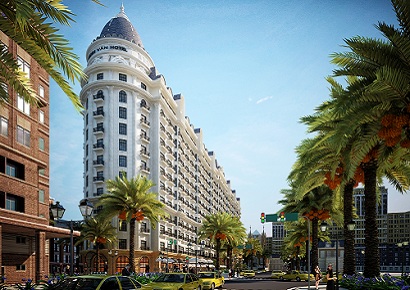 Khách sạn 4 sao cổ điển nguy nga rực sáng khu du lịch mới