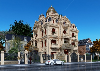 Thiết kế biệt thự tại Nam Định với những kiêu kỳ xa hoa